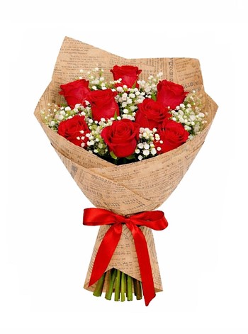 Aşk Kokulu Kırmızı Gül Buketi