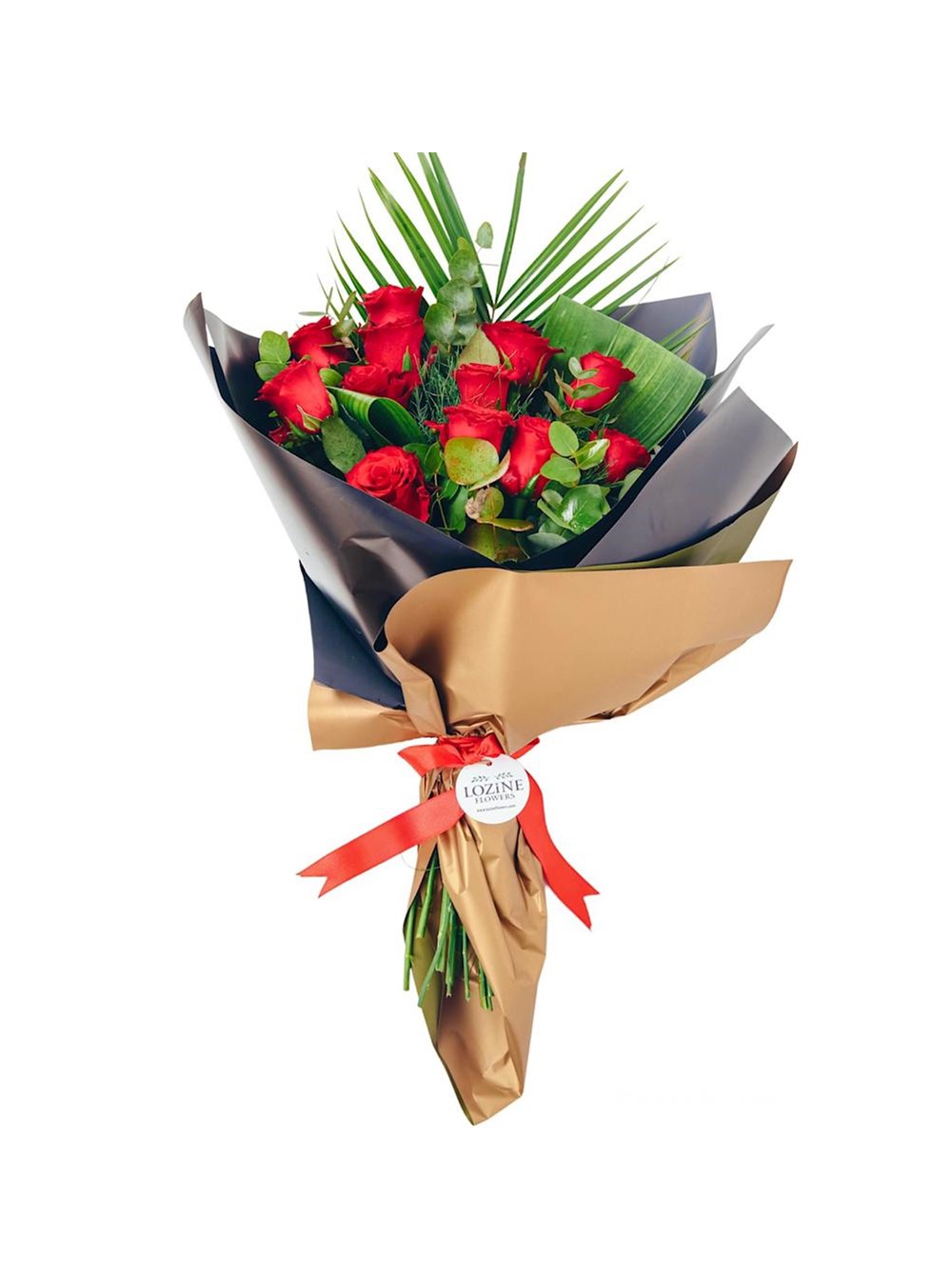 13 Adet Kırmızı Gül Buketi