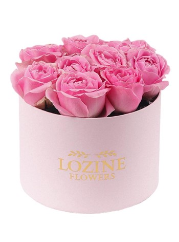 Pembe Balon Kutuda Pembe Güller